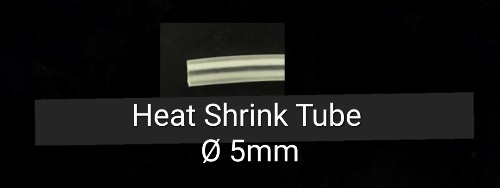 Heat Shrink Tube ø5mm 100m/roll Transparent